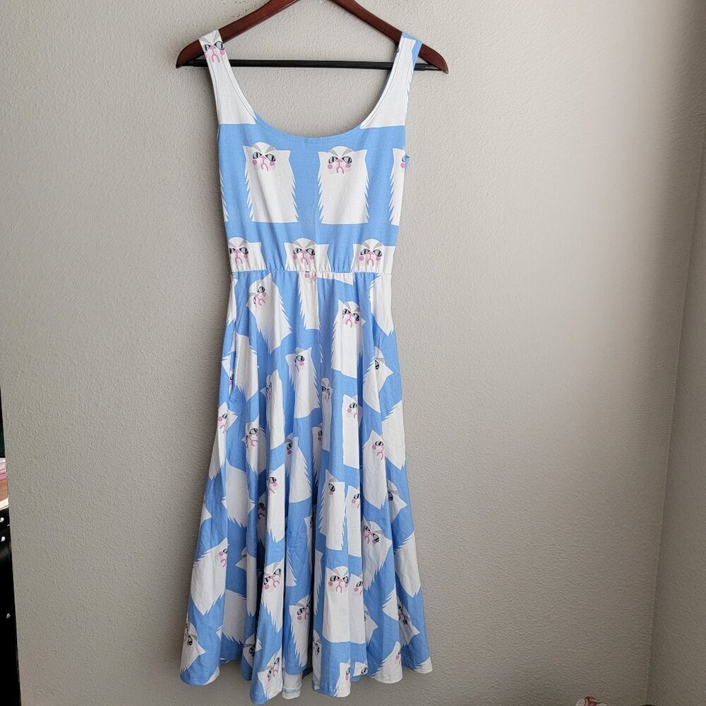 Nooworks Vacation Dress in Grumpy Cat size S NWT